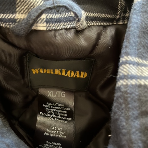 Mens workload jacket NWT - Picture 5 of 5